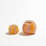 Find Candy Candle Holder Small Pink/Mango - Ben David at Bungalow Trading Co.