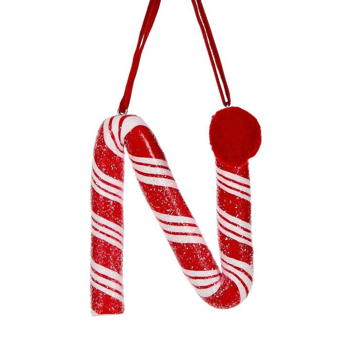 Find Candy Cane Letter - Holly and Ivy at Bungalow Trading Co.