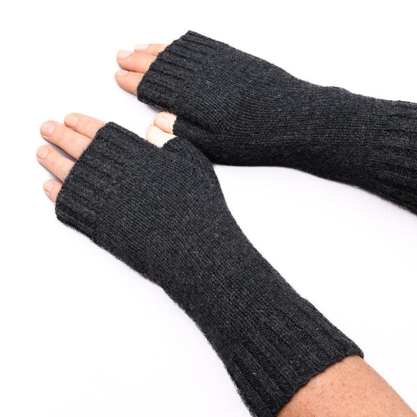 Find Cashmere Fingerless Gloves Black - Love Kate at Bungalow Trading Co.