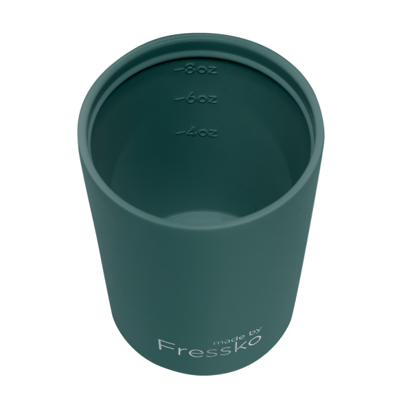 Find Ceramic Bino Coffee Cup 227ml Emerald - FRESSKO at Bungalow Trading Co.