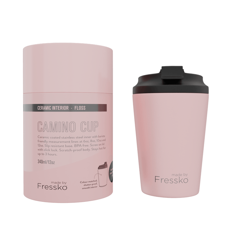 Find Ceramic Camino Coffee Cup 340ml Floss - FRESSKO at Bungalow Trading Co.