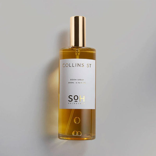 Find Collins St Room Spray 200ml - SOH at Bungalow Trading Co.