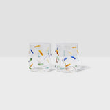 Find Confetti Glasses Set of 2 - Fazeek at Bungalow Trading Co.