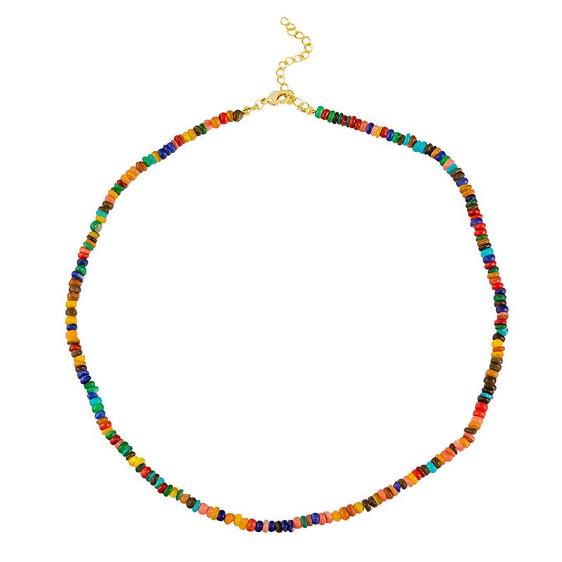 Find Cool Brights Beaded Luana Necklace - Tiger Tree at Bungalow Trading Co.