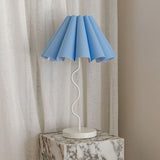 Find Cora Table Lamp Tranquil Blue/White - Paola & Joy at Bungalow Trading Co.
