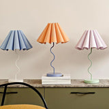Find Cora Table Lamp Tranquil Blue/White - Paola & Joy at Bungalow Trading Co.