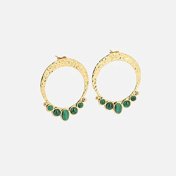 Find Cordelia Earrings Green - Zag Bijoux at Bungalow Trading Co.