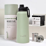 Find Core Flask Sage 1 Litre - FRESSKO at Bungalow Trading Co.