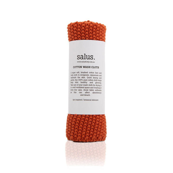 Find Cotton Wash Cloth Terracotta - Salus at Bungalow Trading Co.