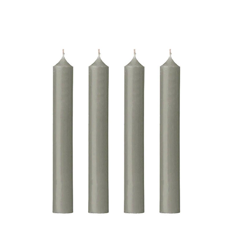 Find Dinner Candle 20cm Ciment - Domaine Lumiere at Bungalow Trading Co.