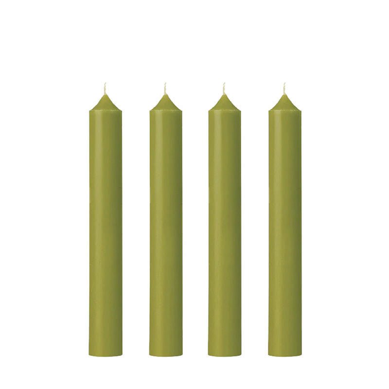 Find Dinner Candle 20cm Olive - Domaine Lumiere at Bungalow Trading Co.