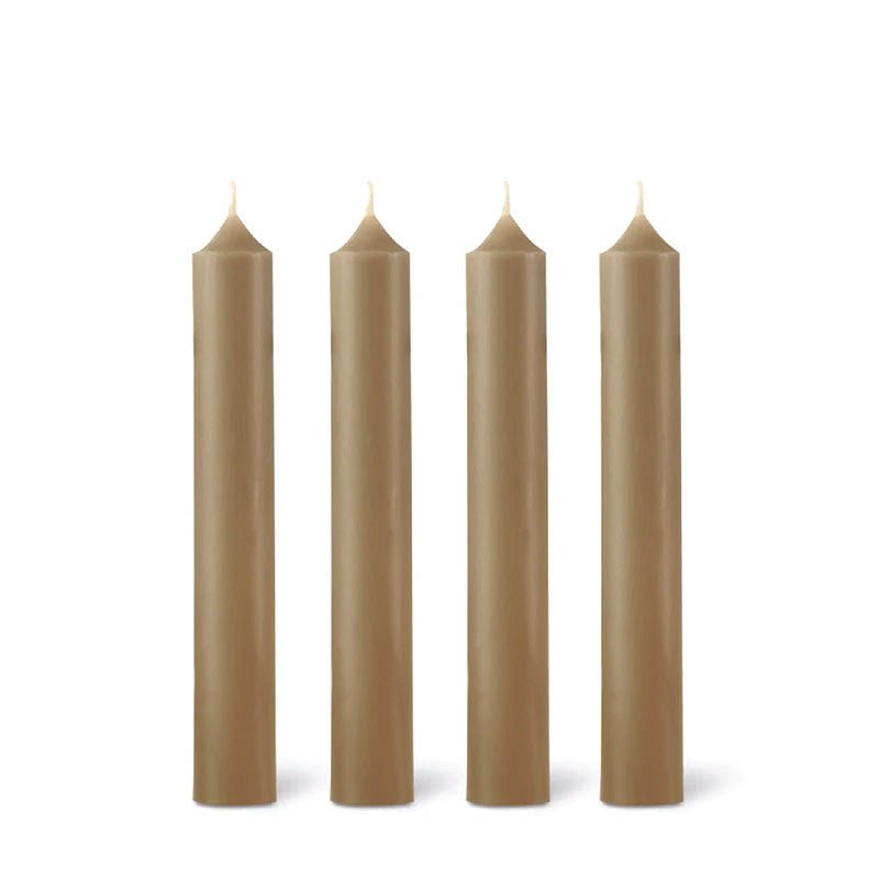 Find Dinner Candle 20cm Taupe - Domaine Lumiere at Bungalow Trading Co.