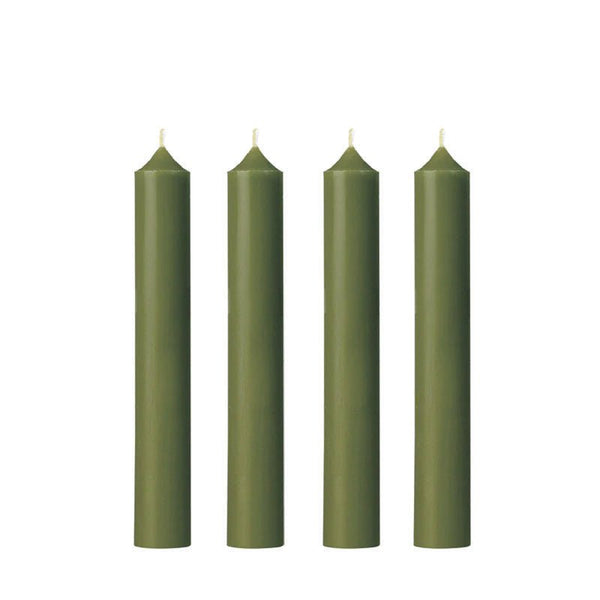 Find Dinner Candle 20cm Vert Mousse - Domaine Lumiere at Bungalow Trading Co.
