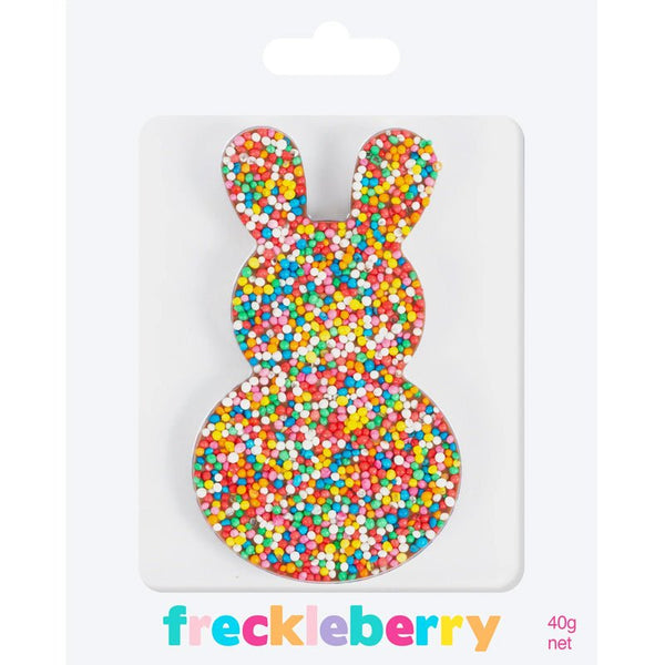 Find Easter Freckle Bunny Milk Chocolate - Freckleberry Chocolate Factory at Bungalow Trading Co.