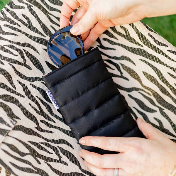 Find Easy-Squeezy Glasses Case Black - Bon Maxie at Bungalow Trading Co.