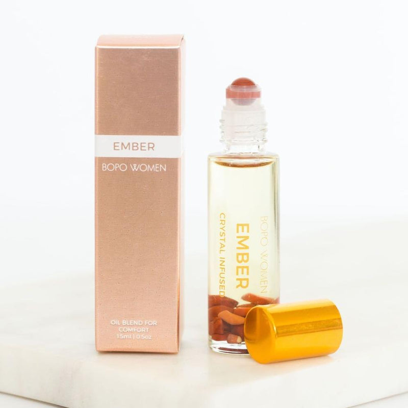 Find Ember Cyrstal Perfume Roller - BOPO Women at Bungalow Trading Co.