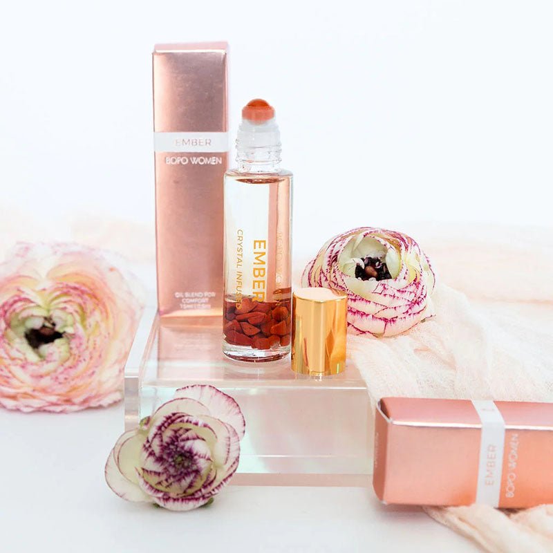 Find Ember Cyrstal Perfume Roller - BOPO Women at Bungalow Trading Co.