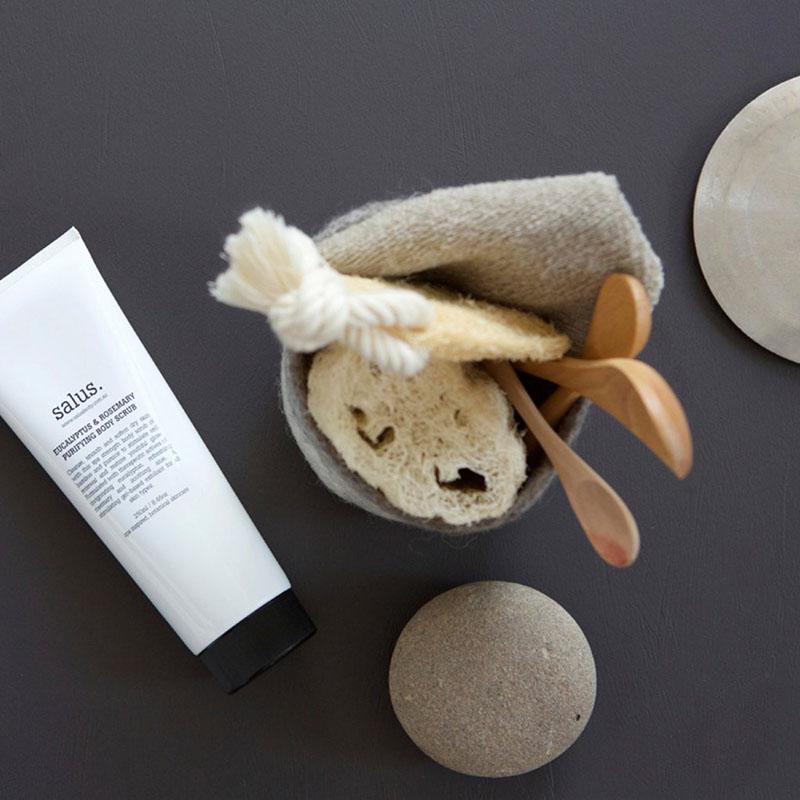 Find Eucalyptus & Rosemary Purifying Body Scrub - Salus at Bungalow Trading Co.