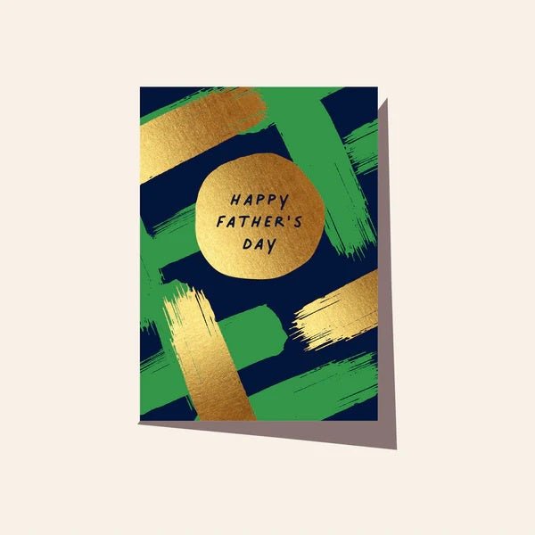 Find Father's Day Brushy Stripe Card - Elm Paper at Bungalow Trading Co.