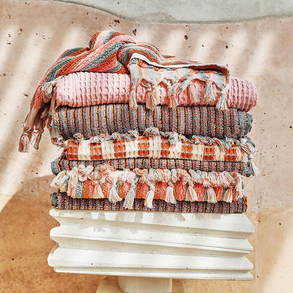 Find Fine Lines Turkish Bath Towel - Kip & Co at Bungalow Trading Co.