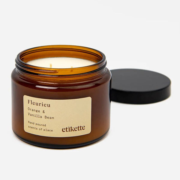 Find Fleurieu 500ml Double Wick Candle - Etikette at Bungalow Trading Co.