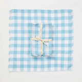 Find Gingham Napkins Blue Set of 6 - Bonnie & Neil at Bungalow Trading Co.