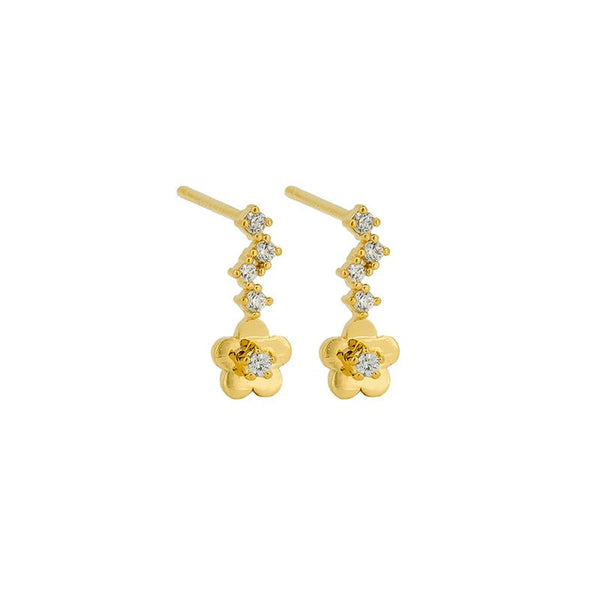 Find Gold Daisy Earrings - Tiger Tree at Bungalow Trading Co.