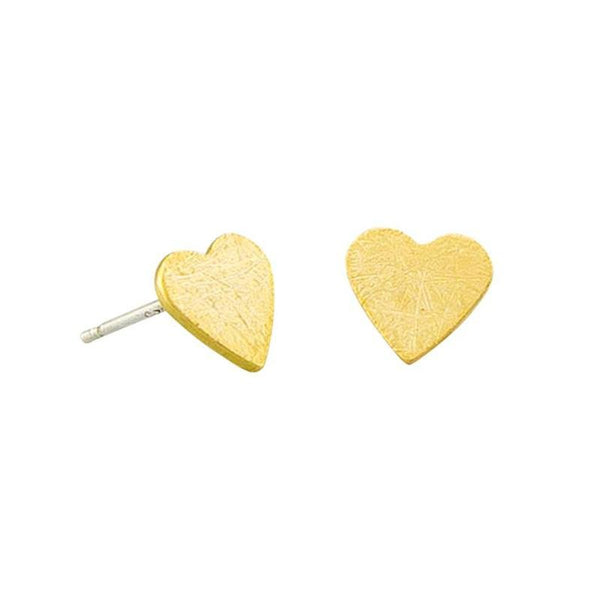 Find Gold Heart Stud Earring - Tiger Tree at Bungalow Trading Co.