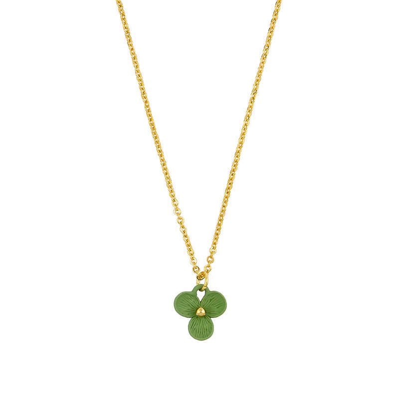 Find Green Trillium Necklace - Tiger Tree at Bungalow Trading Co.