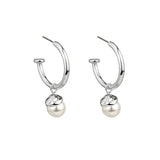 Find Hoop & Pearl Earrings - Tiger Tree at Bungalow Trading Co.