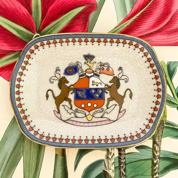 Find Hotelier Dish Coat of Arms - C.A.M. at Bungalow Trading Co.