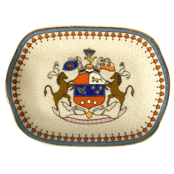 Find Hotelier Dish Coat of Arms - C.A.M. at Bungalow Trading Co.