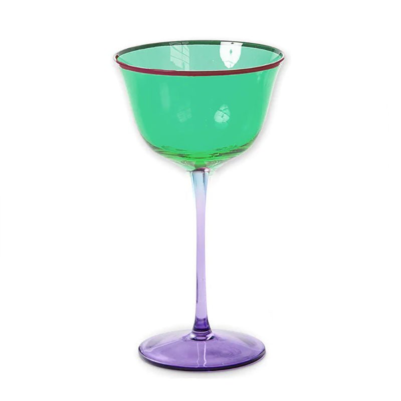 Find Jaded Mini Coupe Glass Set of 2 - Kip & Co at Bungalow Trading Co.