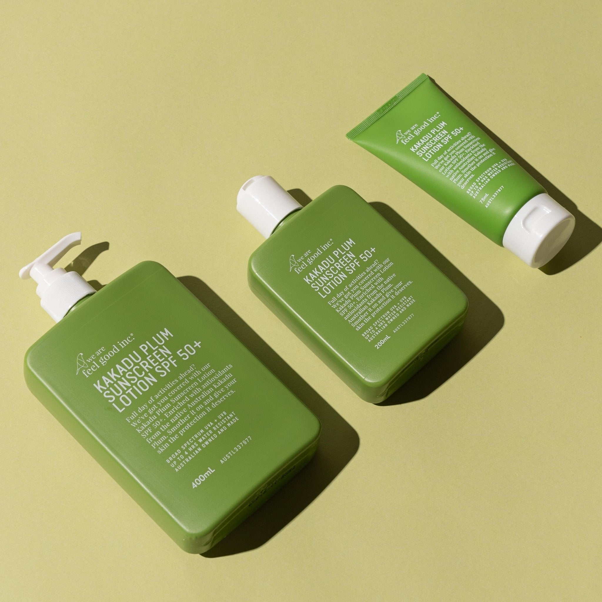 Find Kakadu Plum Sunscreen SPF50+ 400ml - We Are Feel Good Inc. at Bungalow Trading Co.