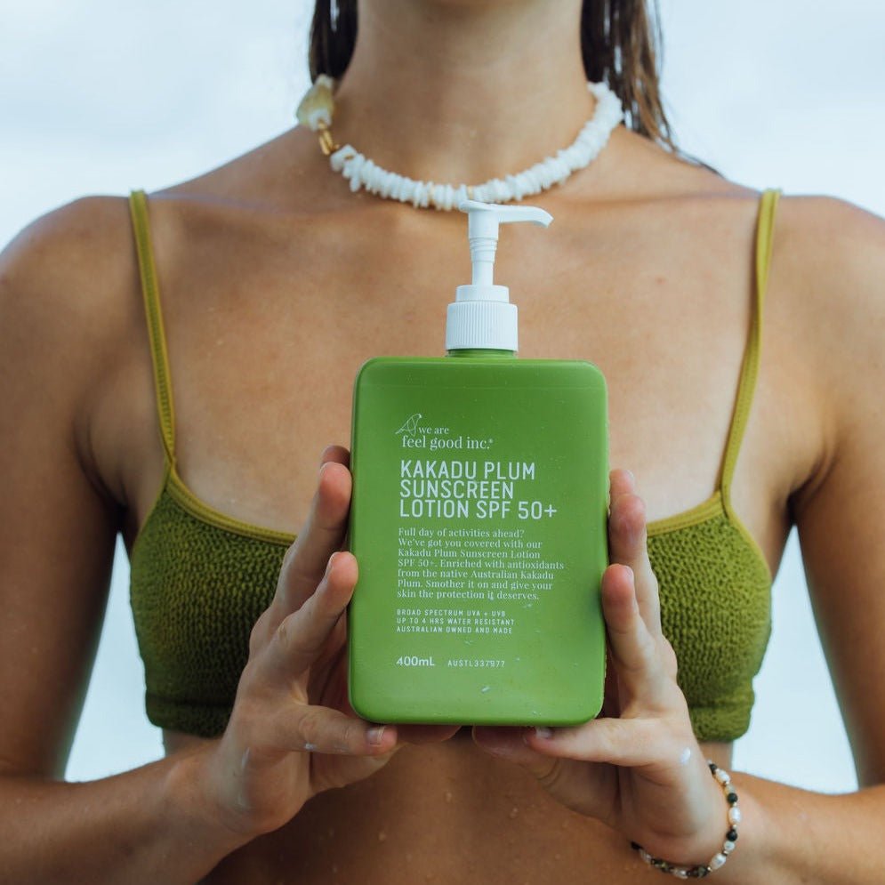 Find Kakadu Plum Sunscreen SPF50+ 400ml - We Are Feel Good Inc. at Bungalow Trading Co.