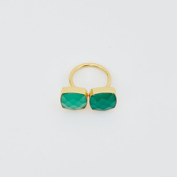 Find Kena Ring Green Onyx - Holiday Trading at Bungalow Trading Co.