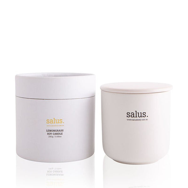 Find Lemongrass Soy Porcelain Candle - Salus at Bungalow Trading Co.