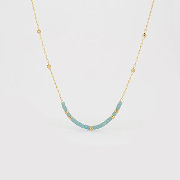 Find Lennox Necklace Blue - Zag Bijoux at Bungalow Trading Co.