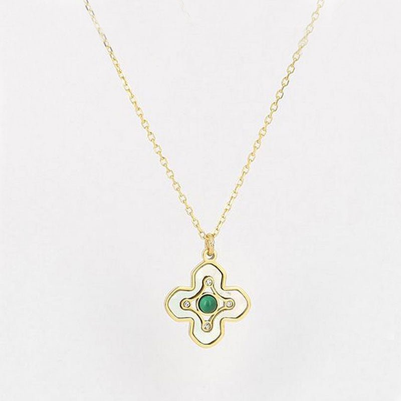 Find Leslie Necklace Mother of Pearl - Zag Bijoux at Bungalow Trading Co.