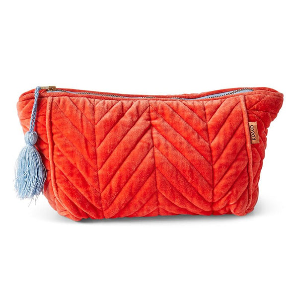 Find Life Unhurried Velvet Toiletry Bag - Kip & Co at Bungalow Trading Co.