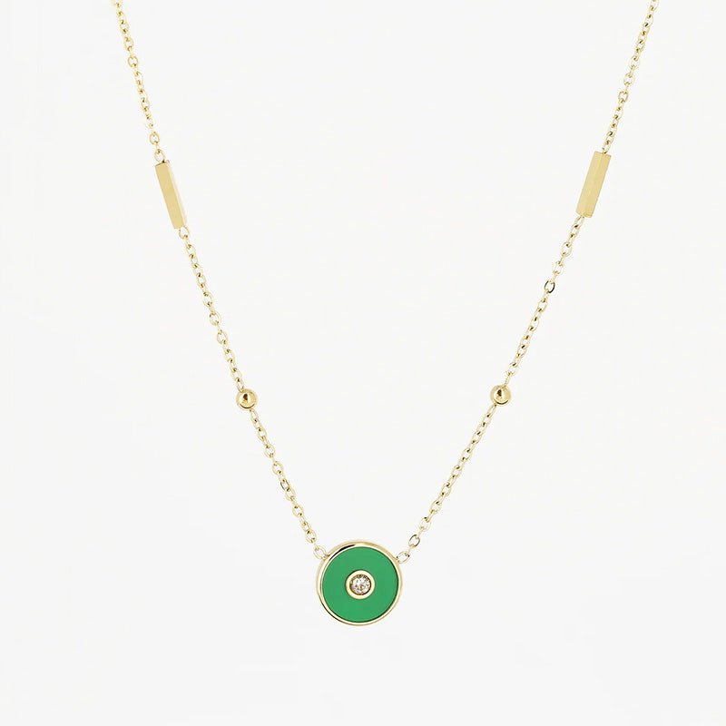 Find Liz Necklace Green - Zag Bijoux at Bungalow Trading Co.