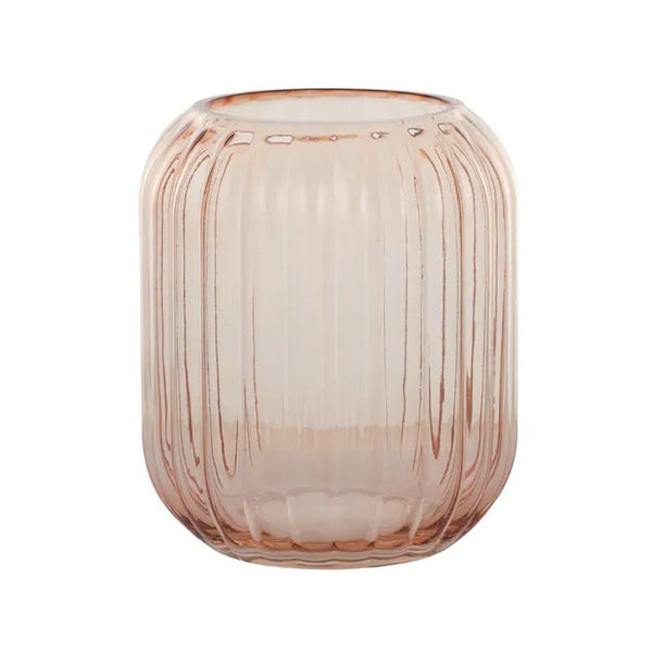 Find Lonnie Glass Vase Rose - Coast to Coast at Bungalow Trading Co.