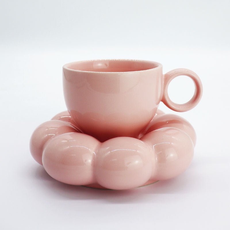 Find Lottie Mug & Saucer Pink - Sage & Cooper at Bungalow Trading Co.