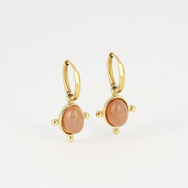 Find Manbo Earrings Blush - Zag Bijoux at Bungalow Trading Co.