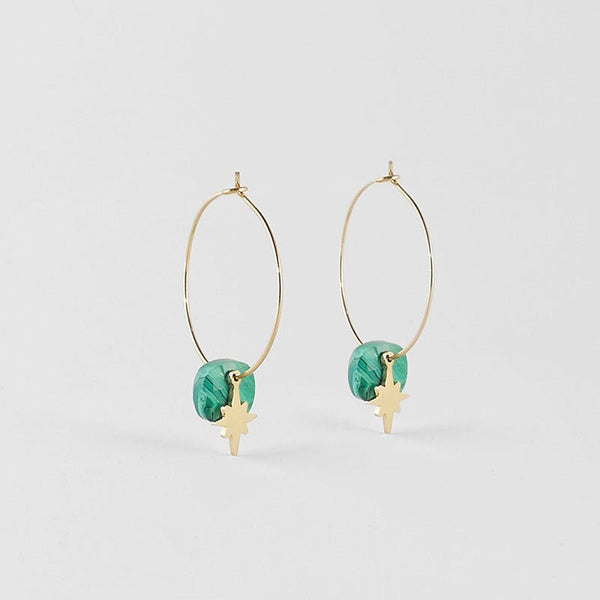 Find Manuréva Earrings Green - Zag Bijoux at Bungalow Trading Co.