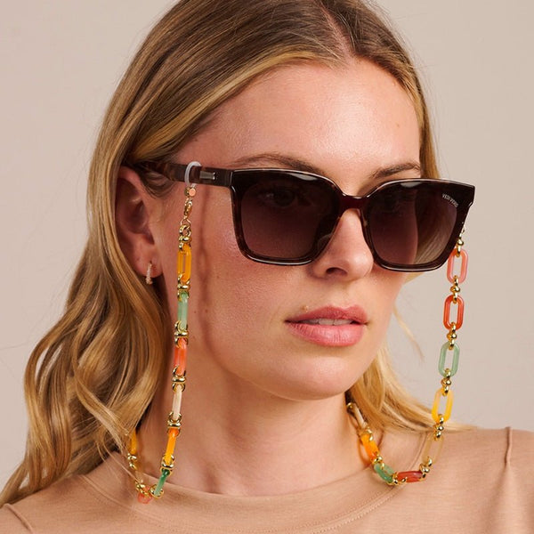 Find Maryanne Sunglass Chain - Tiger Tree at Bungalow Trading Co.