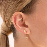 Find Micro Heart Stud Earrings - Linda Tahija at Bungalow Trading Co.