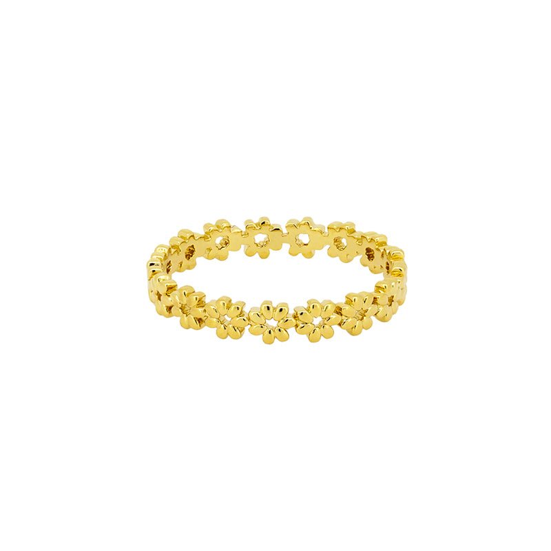 Find Mini Daisy Chain Ring Gold - Tiger Tree at Bungalow Trading Co.
