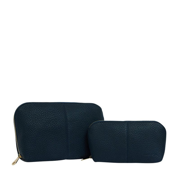 Find Mini Utility Pouch French Navy - Elms + King at Bungalow Trading Co.