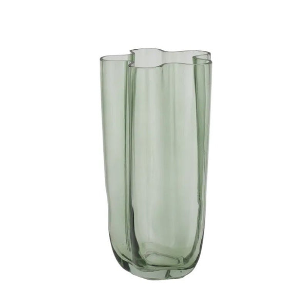 Find Miranda Glass Wave Vase Mint 31cm - Coast to Coast at Bungalow Trading Co.
